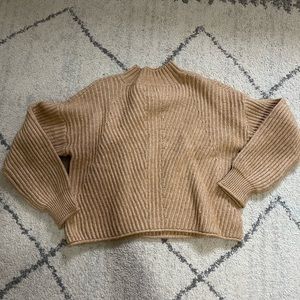 Caramel Cropped Sweater